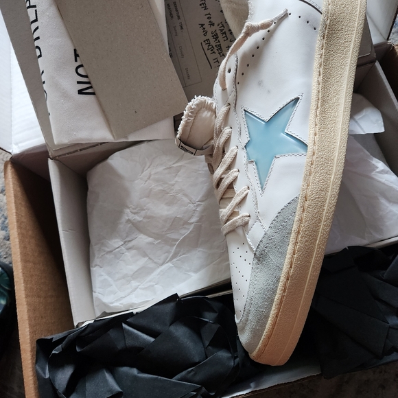 Golden Goose Ball Star Leather Sneakers - Picture 3 of 6